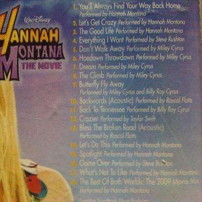 Hannah Montana : The Movie  Music from the motion picture : CD