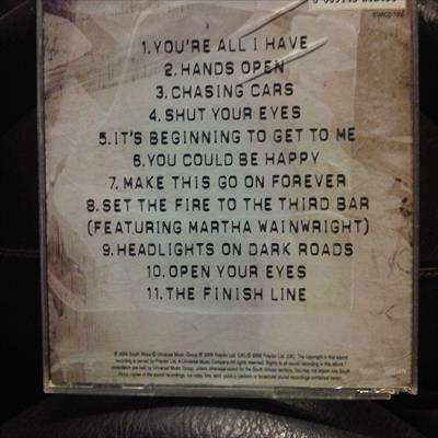 Snow Patrol:Eyes Open : CD