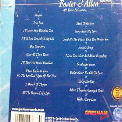 Foster and Allen : All Time Favourites : CD