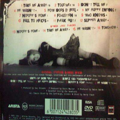 Avril Lavigne : Under my Skin : Special Edition : CD + DVD : CD