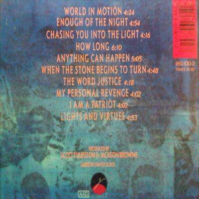 Jackson Browne:World in Motion : CD