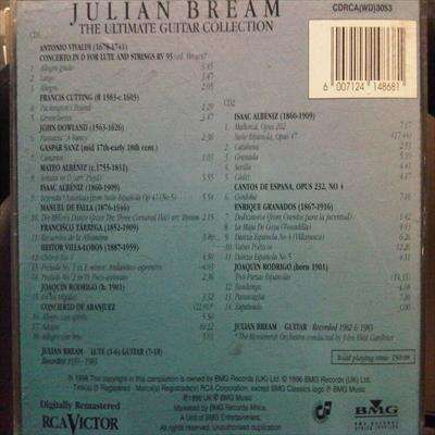 Julian Bream:The Ultimate Guitar Collection : CD
