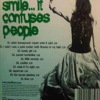 Sandi Thom : Smile  it confuses people : CD