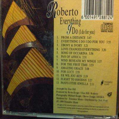 Roberto : Everything I do (I do for you) : CD
