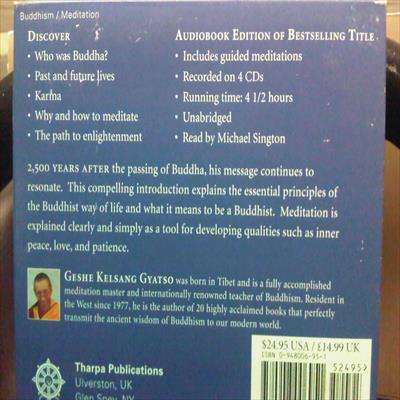 Introduction to Buddhism:Geshw Kelsang Gyatso : Audiobook on 4 Cds : CD