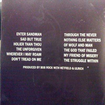 Metallica : Metallica : CD