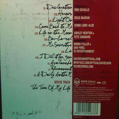 David Cook:David Cook : CD