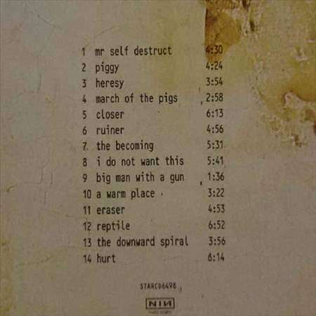 Nine Inch Nails:The Downward Spiral : CD