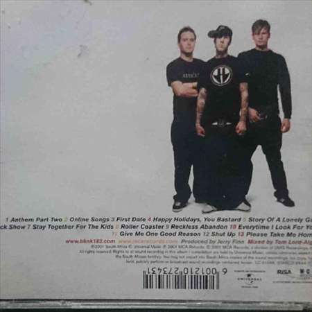 Blink 182 : Take off Your Pants and Jacket : CD