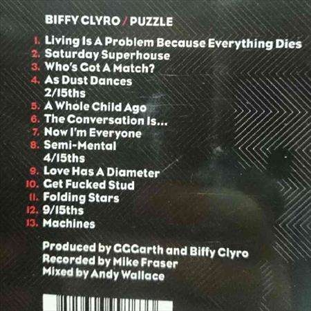 Biffy Clyro : Puzzle : CD