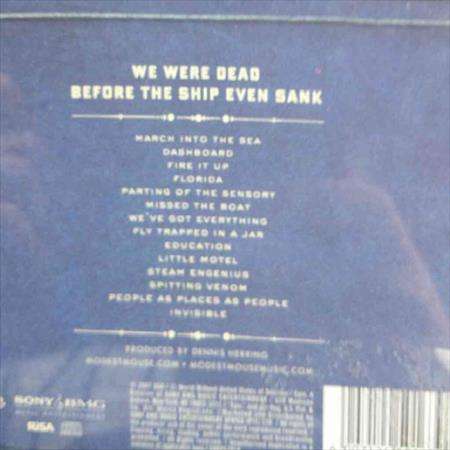 Modest Mouse : We Were Dead Before The Ship Even Sank : CD