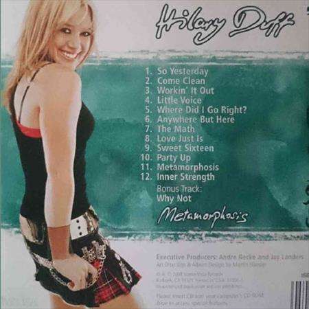 Hilary Duff:Metamorphosis : CD