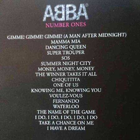 ABBA:Number Ones : CD
