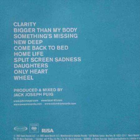 John Mayer : Heavier Things : CD