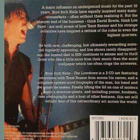 NIN Nine Inch Nails The Lowdown 2 CD Set UnauthorisedBiographyInterviewSet+booklet+poster : CD