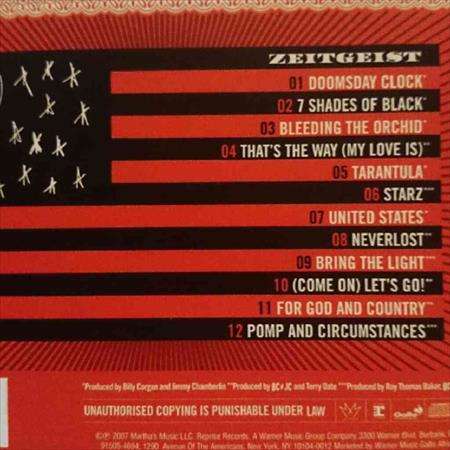 Smashing Pumpkins : Zeitgeist : CD