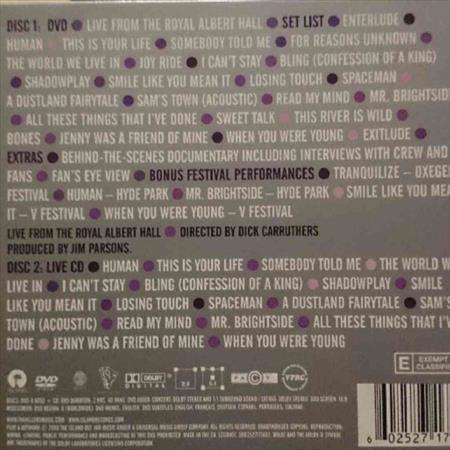 Killers:Live From the Royal Albert Hall : CD + DVD : CD