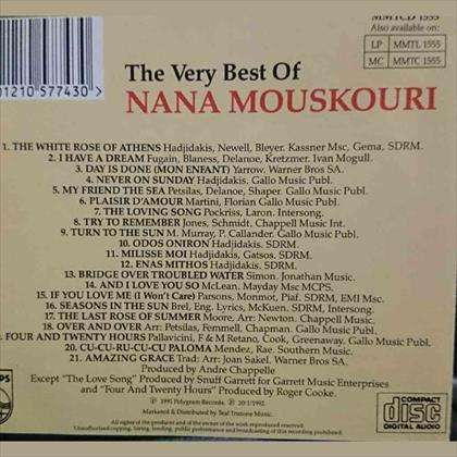 Nana Mouskouri : The Very Best of : CD