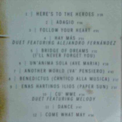 Mario Frangoulis : Follow Your Heart : CD