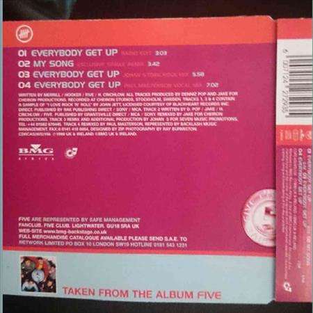 Five : Everybody Get Up : CD Single : CD