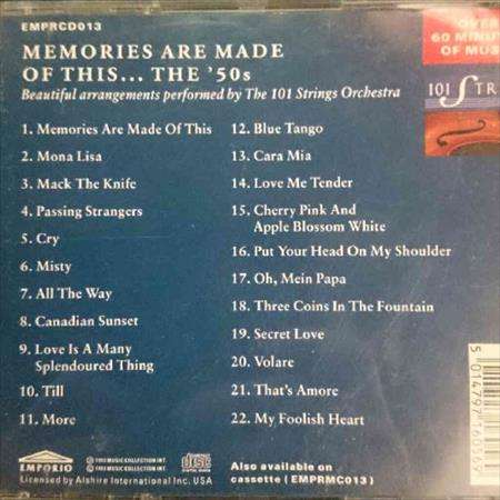 Memories are made of this : The 50s : CD