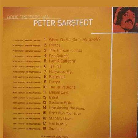 Peter Sarstedt : Goue Treffers : CD