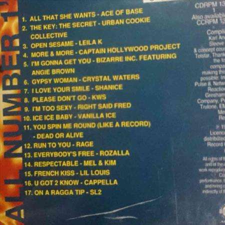 Number Ones of Dance : Various Artists : CD