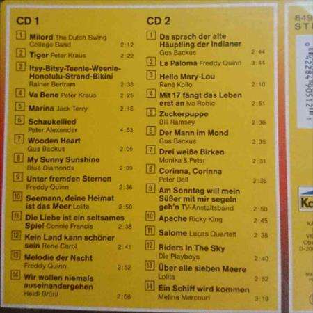 Die Deutschen Schlager : Oldies 1960 und 1961 : CD