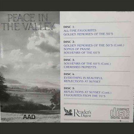 Readers Digest : Peace in the Valley : 5 CD Set : CD
