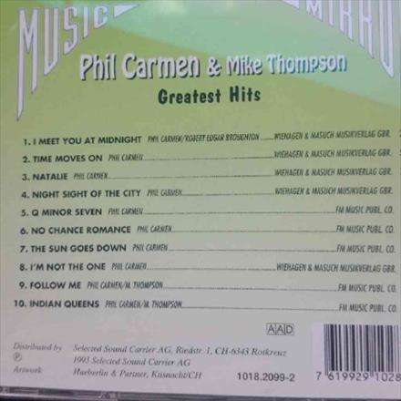 Phil Carmen and Mike Thompson:Greatest Hits : CD