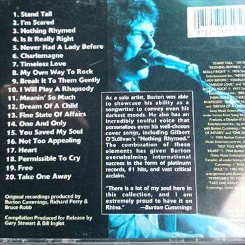 The Burton Cummings:Collection : CD
