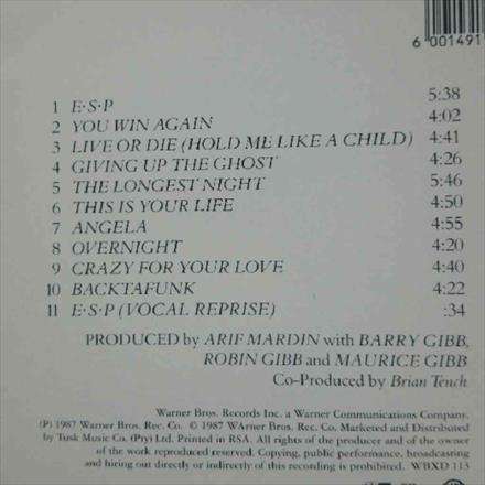 Bee Gees:E.S.P : CD