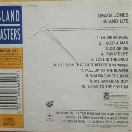 Grace Jones:Island Life : CD