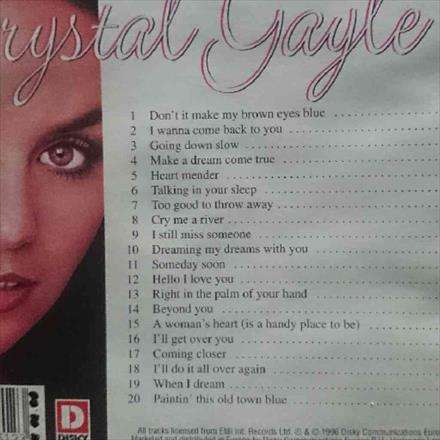 Crystal Gayle:20 Great Love Songs : CD