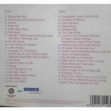 Foster and Allen : Sing the Sixties : 2 CD Set : CD