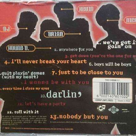 Backstreet Boys : Backstreet Boys (CD FOR SALE)