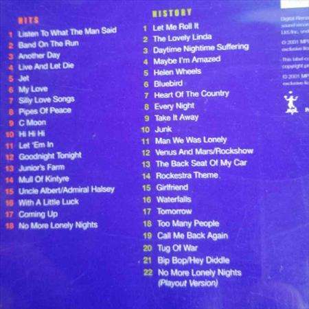 Paul McCartney : Wingspan : Hits and History : 2 CD Set : CD