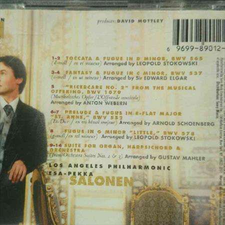 Bach : Transcriptions Salonen : Los Angeles Philharmonic : CD