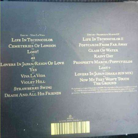 Coldplay : Viva La Vida Prosperts March Edition : 2 CD Set : CD