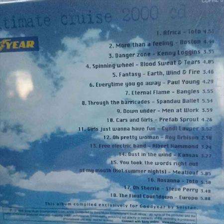 The Ultimate Cruise:2000 cd : 18 Original Hits : CD