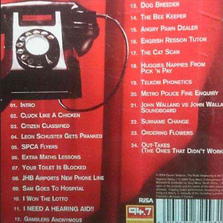 Whackhead Simpson : The Best of Prank Calls : CD