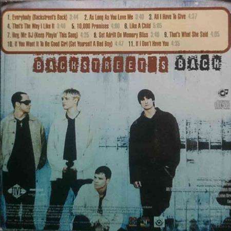 Backstreet Boys : Backstreets Back : CD