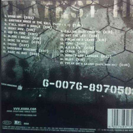Korn:Greatest Hist Volume One : CD