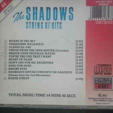 The Shadows:String of Hits : CD