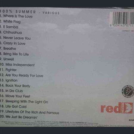 100% Summer:Various Artists : CD