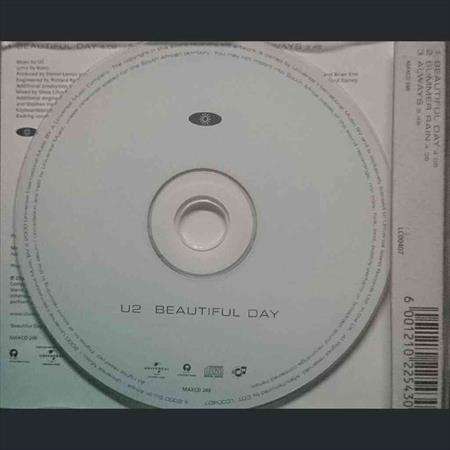 U2:Beautiful Day : CD Single Made in RSA : CD