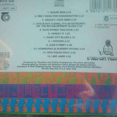 Rodriguez:Cold Fact : Made in RSA : CD
