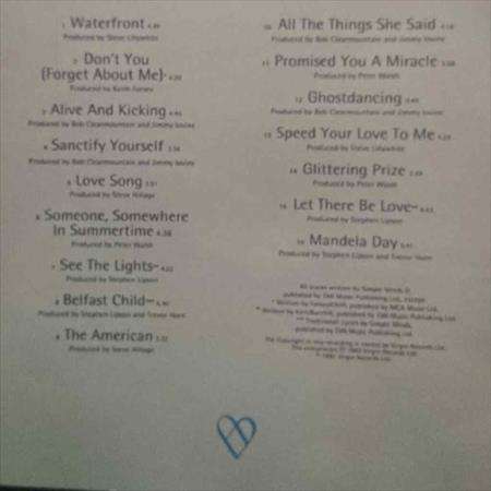 Simple Minds:Glittering Prize : CD