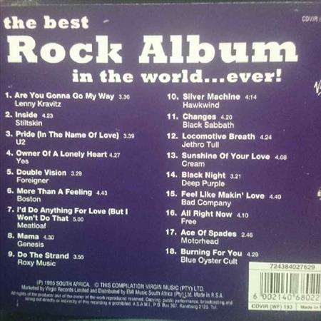The Best Rock Album in the World  ever:The Best Rock Album in the World  ever : CD