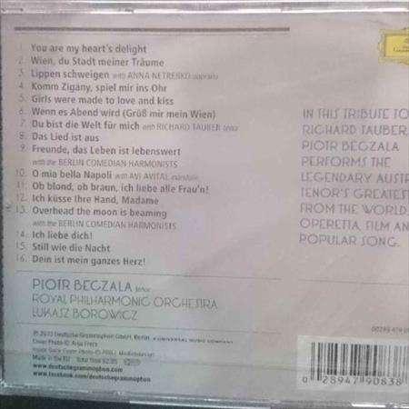 Hearts Delight:The Songs of Richard Tauber : Pioir Begzala : CD